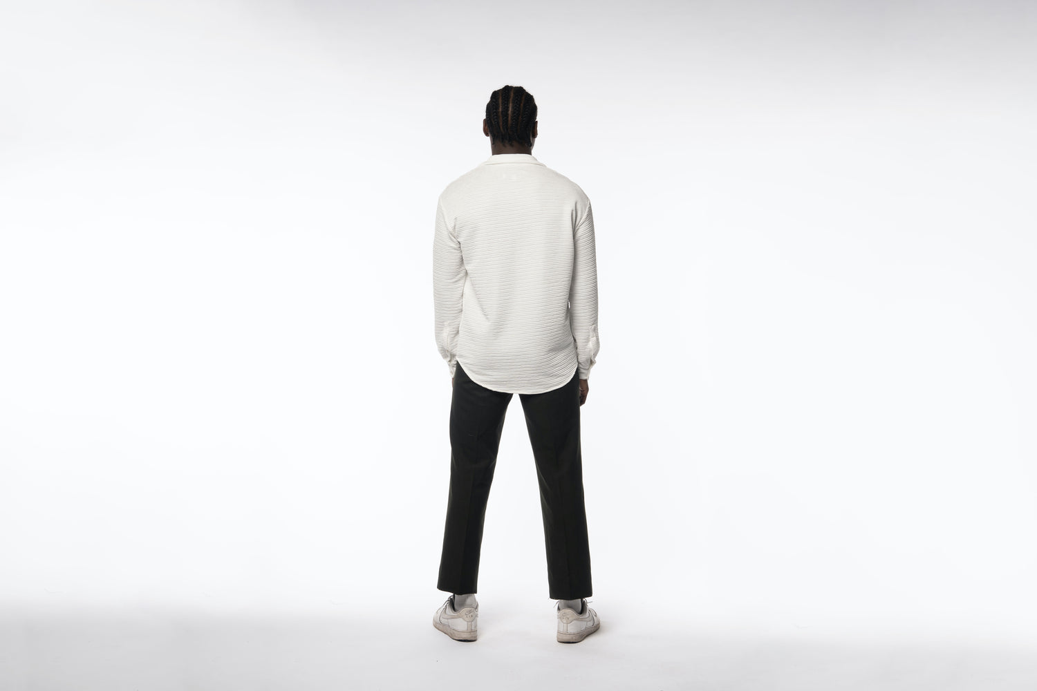 Kairo White Long Sleeve Shirt