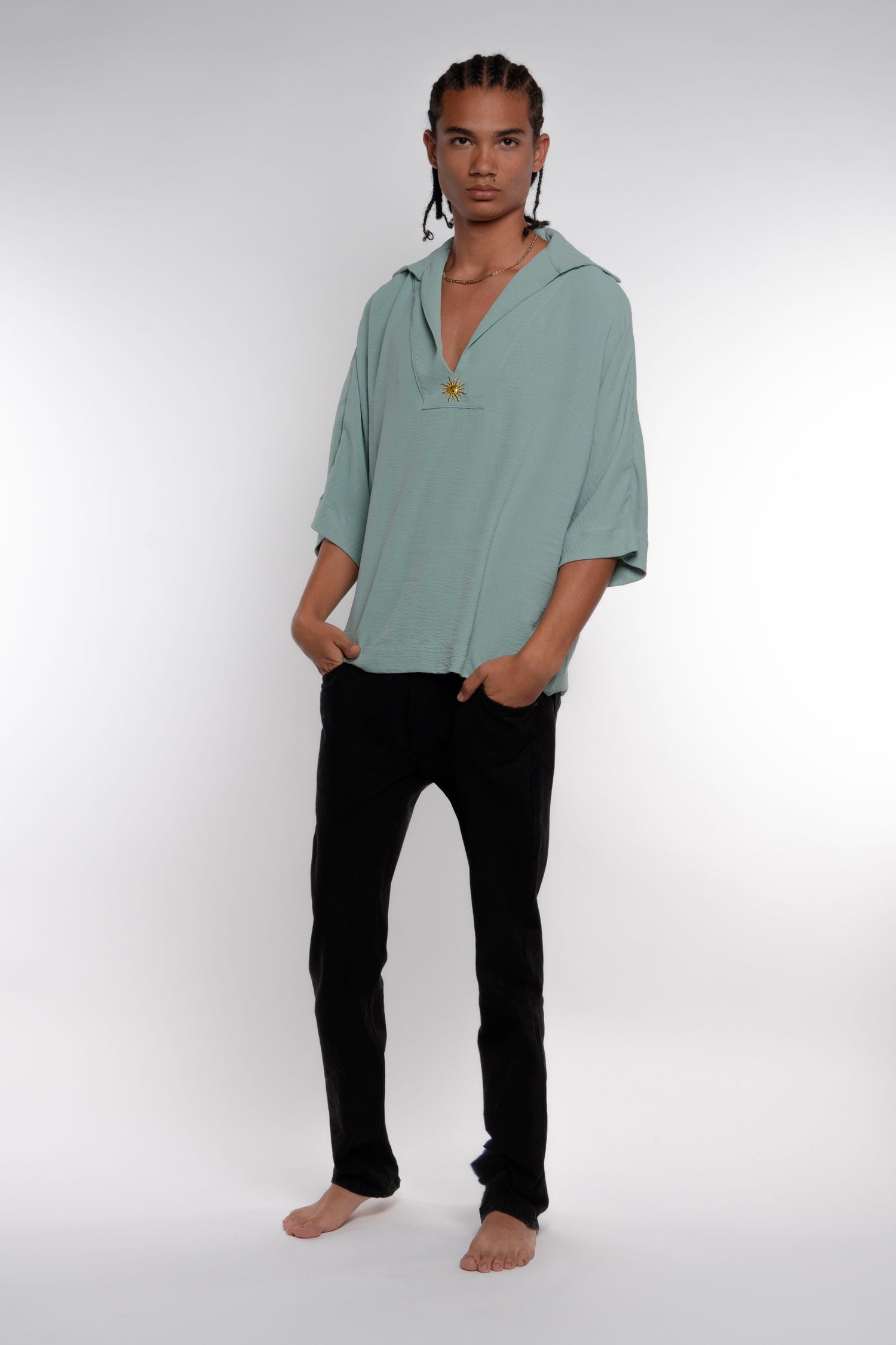 Sundra Light Green Shirt